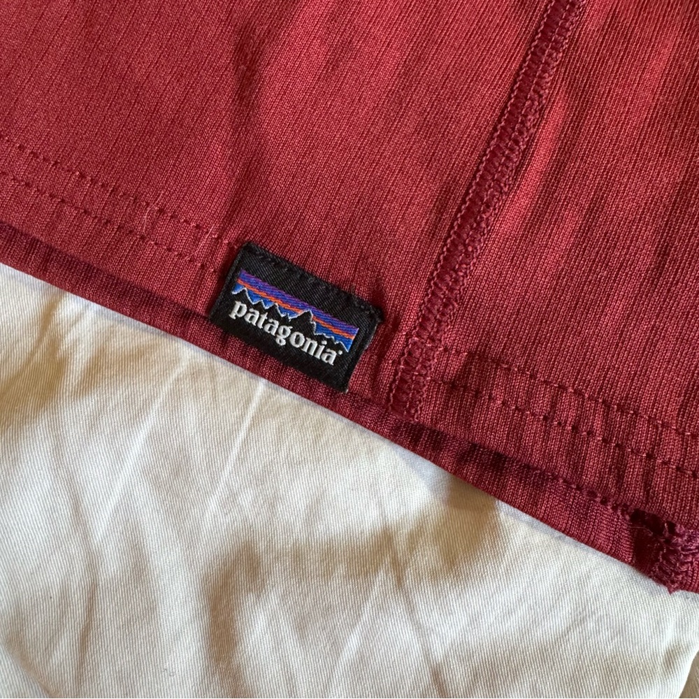 Women's Patagonia Mid Weight Capilene Base Layer, Deep Red, Size M - Picture 5 of 9